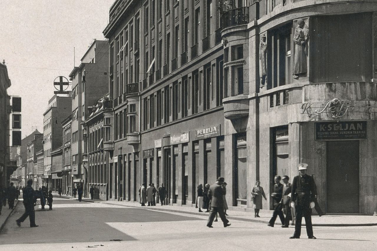 Preradovićeva ulica, oko 1942. godine